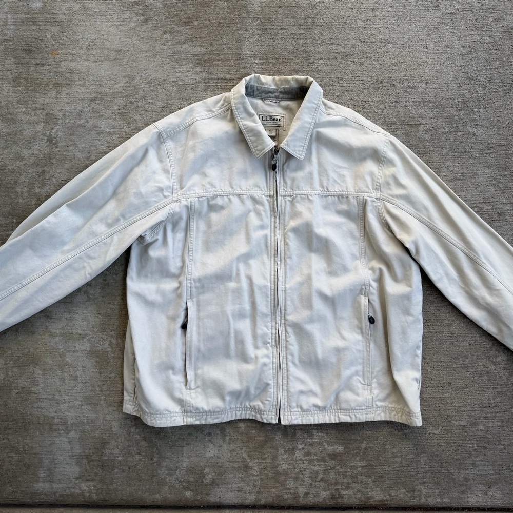 Vintage LLBean Men’s XXL Chore Cotton Jacket Full Zip